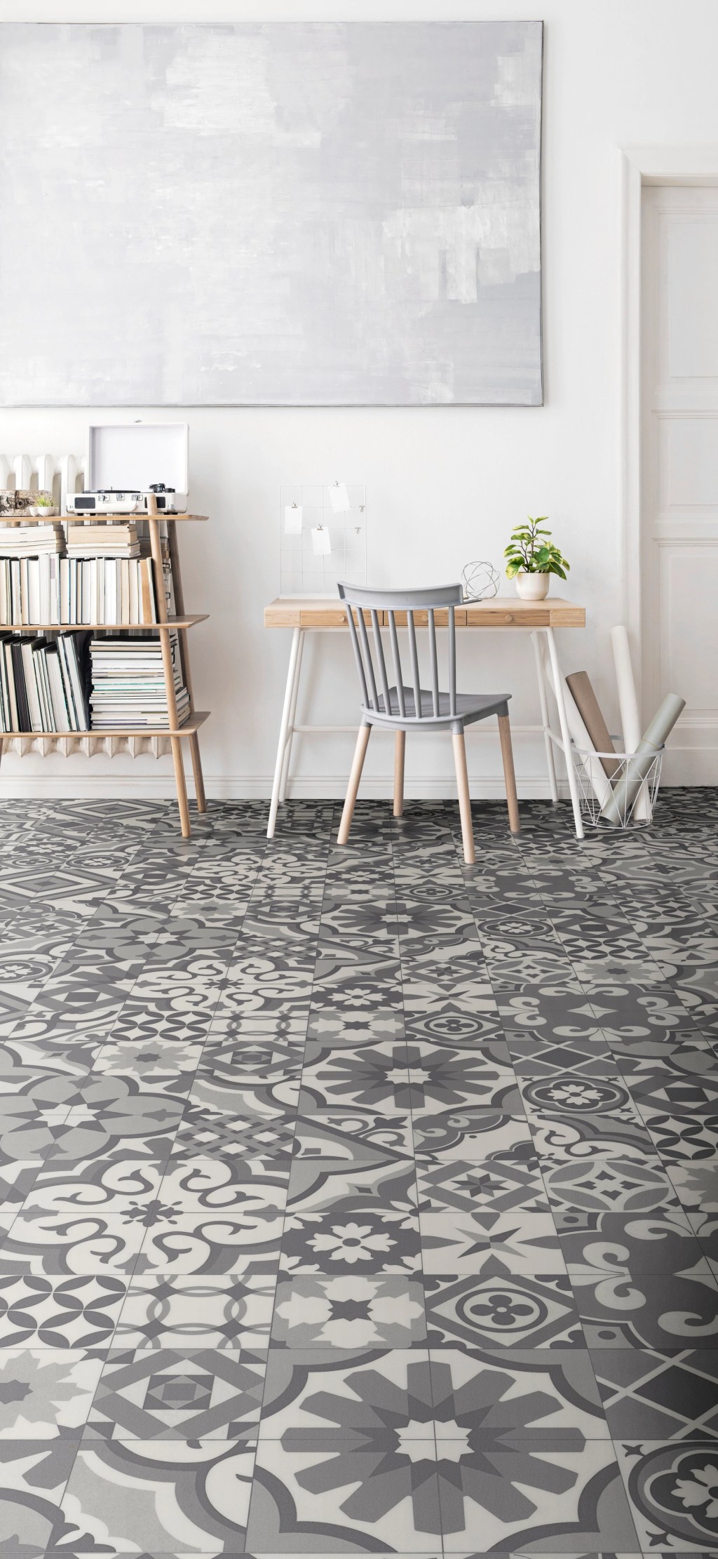 EYE-CATCHING PATTERNED FLOORING