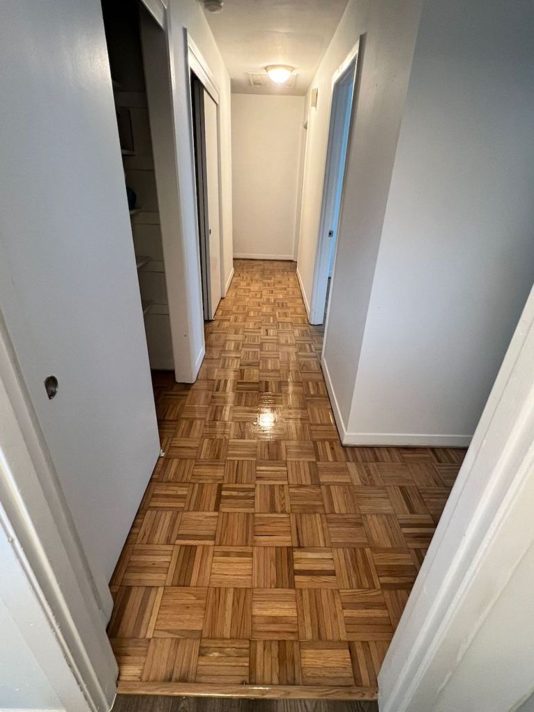 parquet flooring hallway